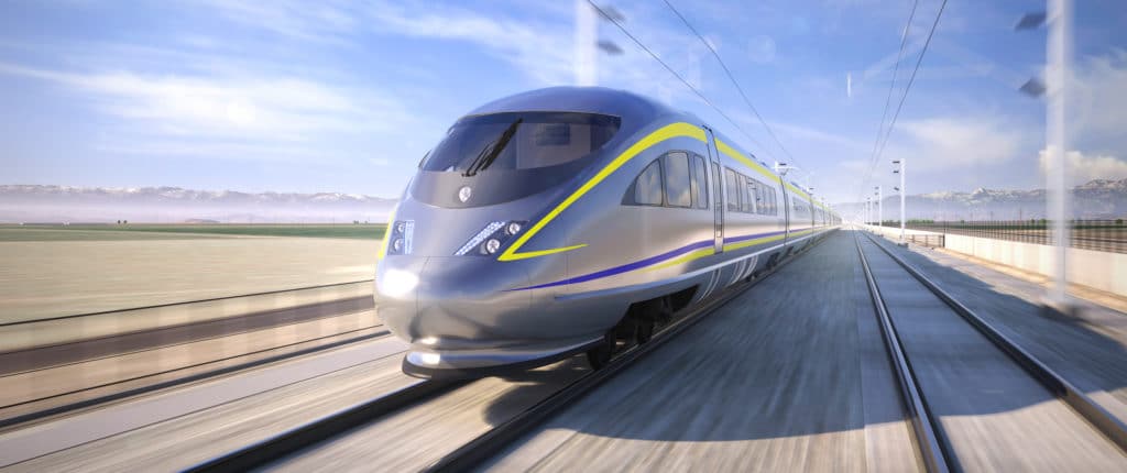 California High-Speed Rail Rendering