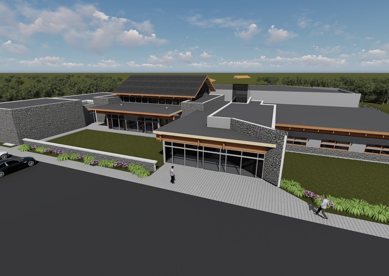 Rendering of the Rockland County Highway Department Garage and Headquarters