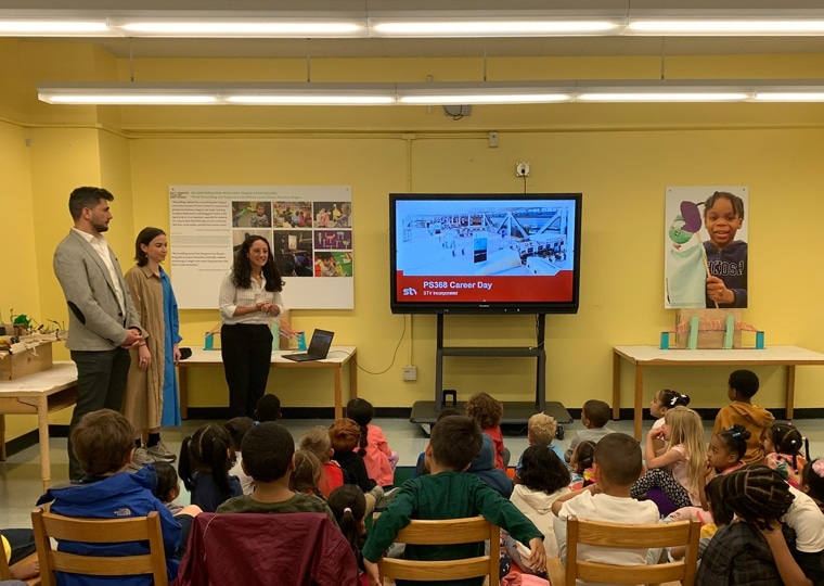 STV Staff Joins Salvadori Center Career Day for PS 386 Elementary School Students