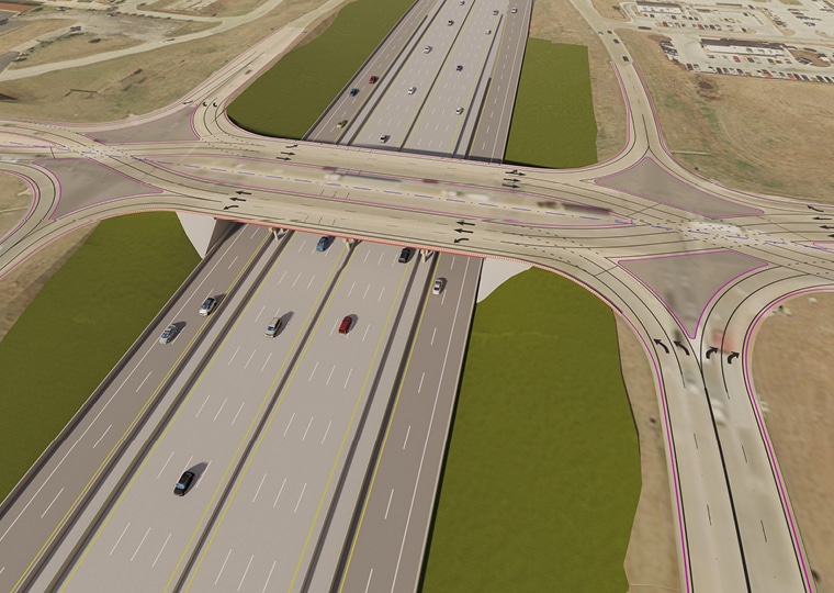 rendering of highways