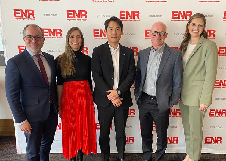 group photo at ENR event